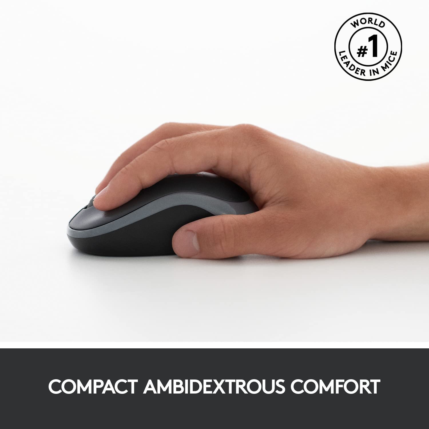 Logitech MK270r Wireless Keyboard and Mouse Combo for Windows, 2.4 GHz Wireless, Spill-Resistant Design, 8 Multimedia & Shortcut Keys, 3-Year Battery Life, PC/Laptop Black